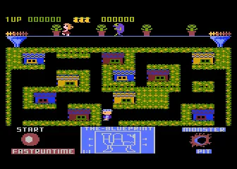 Blue Print gameplay screenshot on 5200