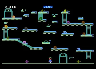 Bounty Bob Strikes Back! gameplay screenshot on 5200
