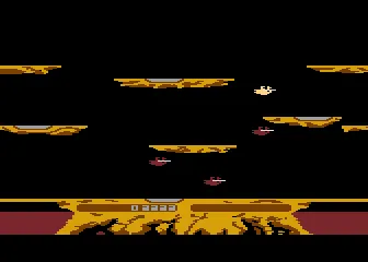 Joust gameplay screenshot on 5200