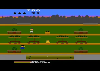 Keystone Kapers gameplay screenshot on 5200