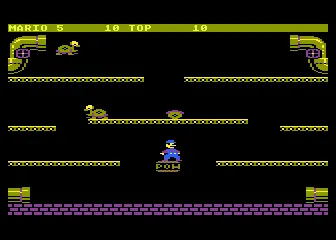 Mario Bros. gameplay screenshot on 5200