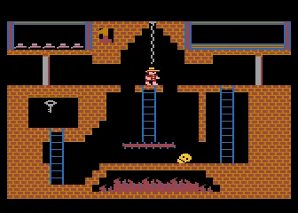 Montezuma's Revenge: Featuring Panama Joe gameplay screenshot on 5200