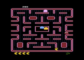 Ms. Pac-Man gameplay screenshot on 5200