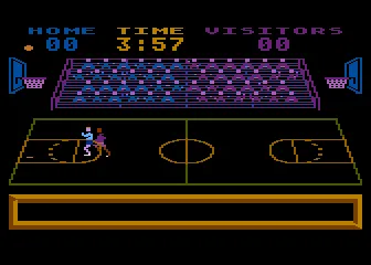 RealSports Basketball gameplay screenshot on 5200