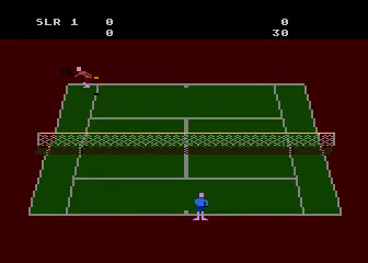 RealSports Tennis gameplay screenshot on 5200
