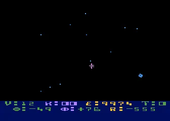 Star Raiders gameplay screenshot on 5200