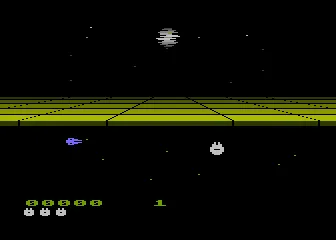 Star Wars: Return of the Jedi - Death Star Battle gameplay screenshot on 5200