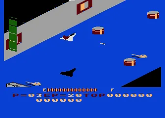 Zaxxon gameplay screenshot on 5200