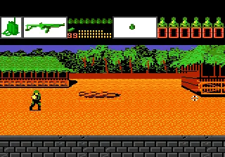 Alien Brigade gameplay screenshot on 7800