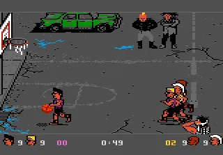 Basketbrawl gameplay screenshot on 7800