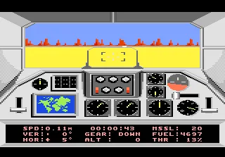 F-18 Hornet gameplay screenshot on 7800