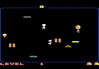 Food Fight gameplay screenshot on 7800