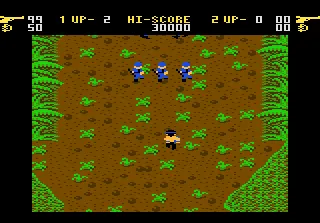 Ikari Warriors gameplay screenshot on 7800