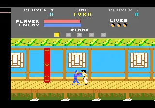 Kung-Fu Master gameplay screenshot on 7800