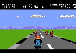 Motor Psycho gameplay screenshot on 7800
