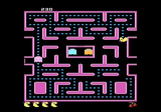 Ms. Pac-Man gameplay screenshot on 7800