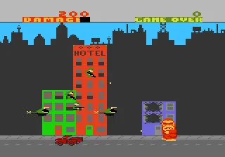 Rampage gameplay screenshot on 7800