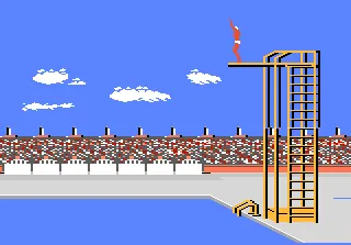 Summer Games gameplay screenshot on 7800