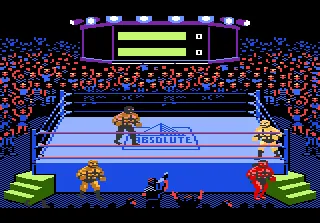 Title Match Pro Wrestling gameplay screenshot on 7800