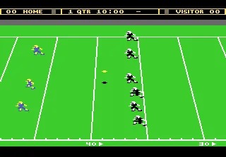 Touchdown Football gameplay screenshot on 7800