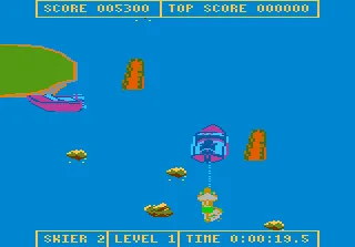 Water Ski gameplay screenshot on 7800