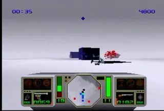 AirCars gameplay screenshot on Jaguar