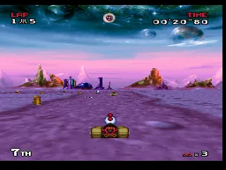 Atari Karts gameplay screenshot on Jaguar