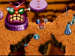 Attack of the Mutant Penguins gameplay screenshot on Jaguar