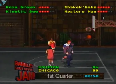 Barkley Shut Up and Jam gameplay screenshot on Jaguar