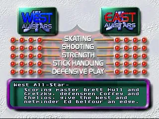 Brett Hull Hockey gameplay screenshot on Jaguar