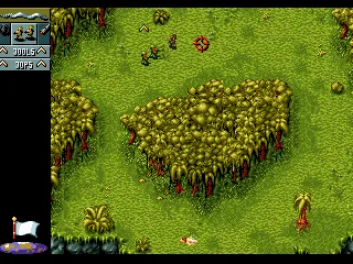 Cannon Fodder gameplay screenshot on Jaguar