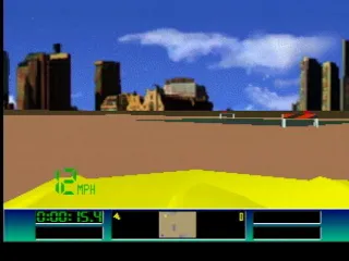 Club Drive gameplay screenshot on Jaguar