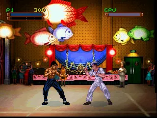 Dragon: The Bruce Lee Story gameplay screenshot on Jaguar