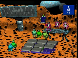 Flip Out! gameplay screenshot on Jaguar