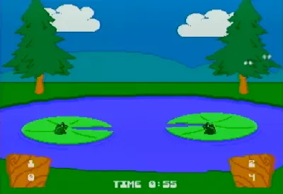 Frog Feast gameplay screenshot on Jaguar