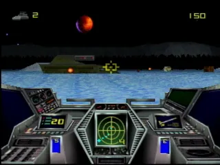 Hover Strike gameplay screenshot on Jaguar