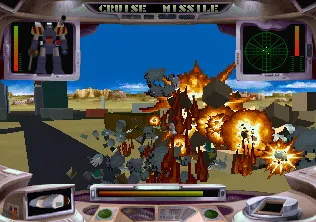 Iron Soldier 2 gameplay screenshot on Jaguar