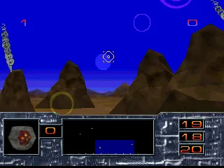Missile Command 3D gameplay screenshot on Jaguar