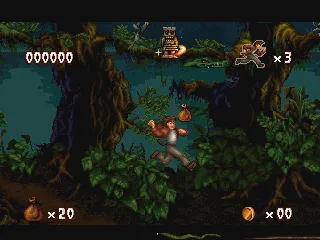 Pitfall: The Mayan Adventure gameplay screenshot on Jaguar