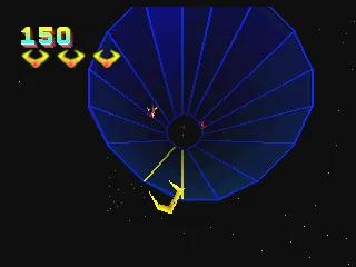 Tempest 2000 gameplay screenshot on Jaguar