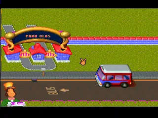 Theme Park gameplay screenshot on Jaguar