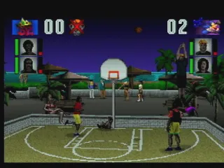 White Men Can't Jump gameplay screenshot on Jaguar