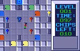Chip's Challenge gameplay screenshot on Lynx