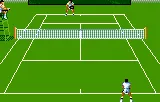 Jimmy Connors' Tennis gameplay screenshot on Lynx