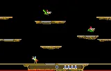Joust gameplay screenshot on Lynx