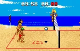 Malibu Bikini Volleyball gameplay screenshot on Lynx