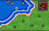Rampart gameplay screenshot on Lynx