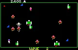Robotron 2084 gameplay screenshot on Lynx
