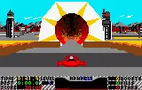 S.T.U.N. Runner gameplay screenshot on Lynx