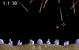 Super Asteroids, Missile Command gameplay screenshot on Lynx